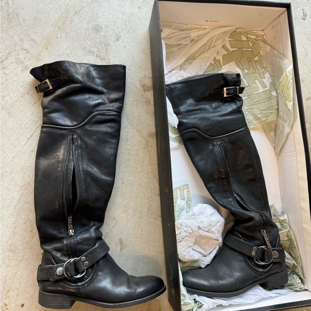 Black Over the Knee boots